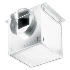 Broan® Losone Select™ High-Capacity Inline Ventilation Fan 6 in. Round Duct, 106CFM, 0.7 Sones, 120Vac