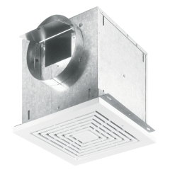 Broan® Losone Select™ High-Capacity Ventilation Fan 6 in. Round Duct, 157CFM, 1.5 Sones, 120Vac (Wall Mountable)