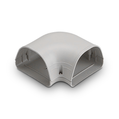 Rectorseal® Line Set Cover 90° Flat Elbow 4-1/2&quot; (White)