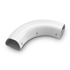 Rectorseal® Line Set Cover Sweep 90° Elbow 4-1/2&quot; (White)