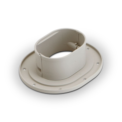 Rectorseal® Line Set Cover Wall Flange 4-1/2&quot; (Ivory)