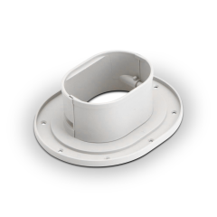 Rectorseal® Line Set Cover Wall Flange 4-1/2&quot; (White)