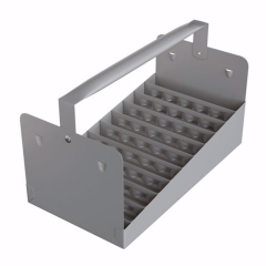 Steel Nipple Caddy Tray 3/4&quot; Size, 6-Piece Capacity (12-1/2&quot; x 7&quot; x 6-1/2&quot;)