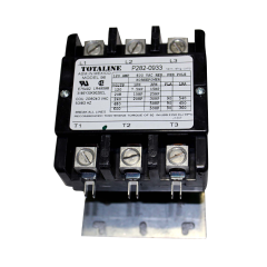 Totaline® Contactor 3 Pole, 208/240Vac Coil, 90FLA, 120RA, Screw Terminals