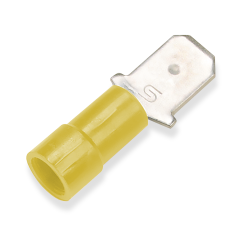 Totaline® Male Quick Disconnect Terminals 12-10 AWG, .250mm 75pk (Yellow)