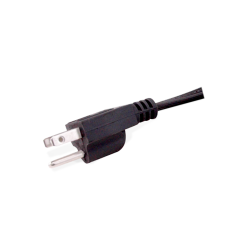 4&#039; Power Supply Cord 110Vac, 14 AWG, Straight Plug