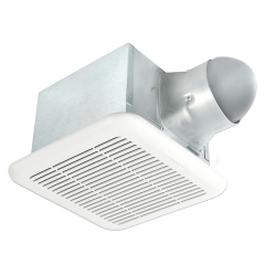 Delta BreezSignature ENERGY STAR® Certified Humidity Sensing Ventilation Fan 4 in. or 6 in. Round Duct, 30 to 110CFM, 0.3 Sones, 120Vac (Multi-Speed)