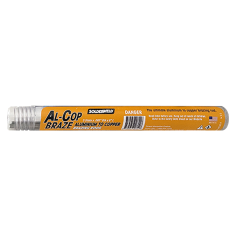 Solderweld® Al-Cop Braze™ Brazing Rods Aluminum to Copper/Brass 0.09&quot; x 8&quot; (5 pk)