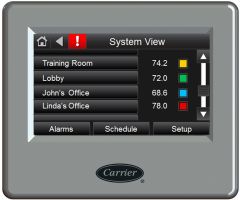 i-Vu® System Touch Building Automation System, 4.3&quot; touchscreen
