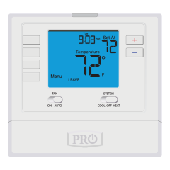 Pro1 T705 7/5+1+1 Day Programmable Thermostat 1H/1C, 24Vac/3Vdc (2 AA)