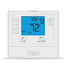 Pro1 T715 7/5+1+1 Day Programmable Thermostat 2H/2C, 24Vac/3Vdc (2 AA)