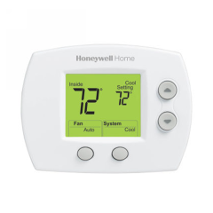 Honeywell FocusPRO 5000 Non-Programmable Thermostat 1H/1C, 24Vac/3Vdc (2 AAA)