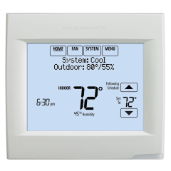Honeywell VisionPro® 8000 7 Day Programmable Thermostat with RedLINK® 1H/1C, 24Vac/6Vdc (4 AA)