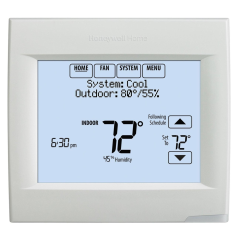Honeywell VisionPro® 8000 7 Day Programmable Thermostat with RedLINK® 2H/2C (3H/2C HP), 24Vac/6Vdc (4 AA)