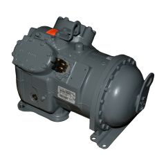 Semi-Hermetic Reciprocating Compressor, 15.9CFM, 208/230/400/460Vac, Three Phase