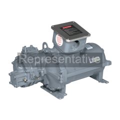 Semi-Hermetic 74mm Geared Twin Screw Compressor, 88CFM, 460Vac (XL, PW), Three Phase