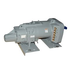 Semi-Hermetic 74mm Geared Twin Screw Compressor, 186CFM, 460Vac, Three Phase