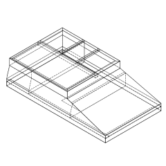 CDI 16&quot; Curb Adapter, Welded, Trane to Carrier