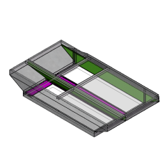 CDI 20&quot; Curb Adapter, Welded, Carrier to Carrier
