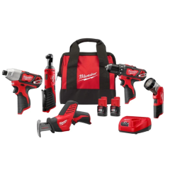 Milwaukee® M12™ Cordless 5-Tool Combo Kit