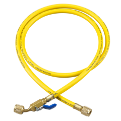 Yellow Jacket® Plus II™ A2L Charging Hose 800 psi, 1/4&quot; LH x 1/4&quot; RH x 60&quot; (Yellow)