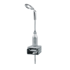 Strut Hanging Kit, 150lb., 1/4&quot; 45° Eyelet, 10&#039; WC3 Wire Rope, Strut Lock, 10x3 ProPoint Screw (4pk)