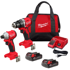 Milwaukee® M18™ Compact Brushless 2-Tool Combo Kit