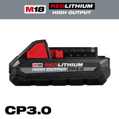 Milwaukee® M18™ REDLITHIUM™ HIGH OUTPUT™ CP3.0 Battery, 18V, 3Ah