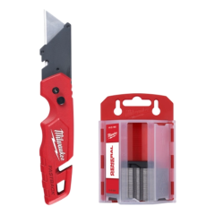 Milwaukee® FASTBACK™ Folding Utility Knife with Blade Storage and 50pc Blades