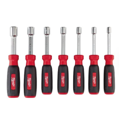 Milwaukee® 7-Piece Hollow Shaft Nut Driver Set 1/4&quot; to 9/16&quot;