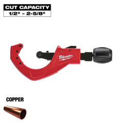 Milwaukee® Quick Adjust Copper Tubing Cutter, 2-1/2&quot;