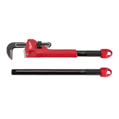Milwaukee® Cheater Steel Adaptable Pipe Wrench
