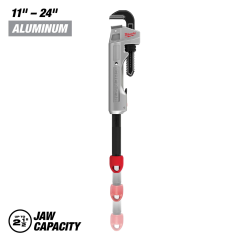 Milwaukee® CHEATER™ Aluminum Adaptable Pipe Wrench