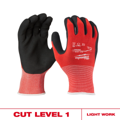 Milwaukee® Cut Level 1 Nitrile Dipped Gloves (L - 6PK)