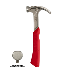 Milwaukee® 12oz Smooth Face Hybrid Claw Finish Hammer