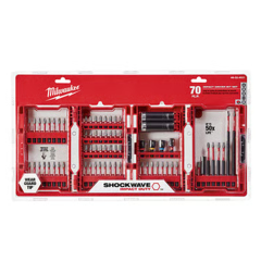 Milwaukee® SHOCKWAVE™ 70PC Impact Drill and Drive Set