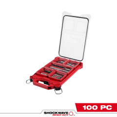 Milwaukee® 100PC SHOCKWAVE™ Impact Duty Driver Bit PACKOUT™ Set