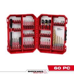 Milwaukee® 60PC SHOCKWAVE™ Impact Duty Drill &amp; Drive Set
