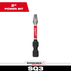 Milwaukee® SHOCKWAVE™ Impact Duty 2&quot; Square Recess #3 Power Bit