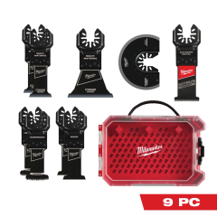 Milwaukee® Universal Fit Oscillating Multi-Tool Blade Set (9 PC)