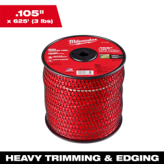 Milwaukee® .105&quot; x 625’ (3 lbs.) Twisted Trimmer Line