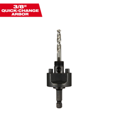 Milwaukee® Large Thread Pull-Back Arbor 3/8&quot; Shank