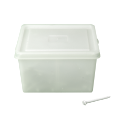 DiversiTech® 5-SCR82W Sheet Metal Screws with Taper Point 5/16&quot; Slotted Hex Head, 2&quot; L, #8 (White - 250 pk)