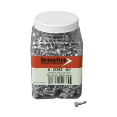 DiversiTech® 5-SCR83-4DP Sheet Metal Screws with Drill Point 1/4&quot; Slotted Hex Head, 3/4&quot; L, #8 (500 pk)