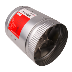 DiversiTech® Inline Duct Fan 6&quot; Round Duct 6&quot; Round Duct, 240CFM, 120Vac