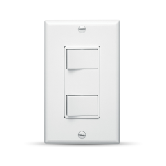 Broan® 2-Function Fan Control 15A, 120Vac (White)