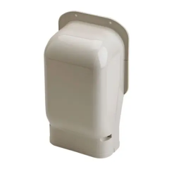 Rectorseal® Slimduct® 140  Line Set Cover Wall Inlet, 5-1/2&quot; (Ivory)