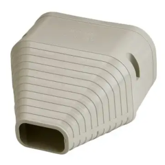 Rectorseal® Slimduct® 140 Line Set End Cover, 5-1/2&quot; (Ivory)
