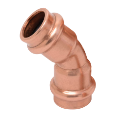 ZoomLock MAX 1/4&quot; 45° Elbow Press Fitting (Sold in Multiples of 3)