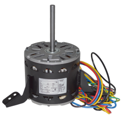 Direct-Drive Blower Motor 1/2HP, 1075RPM, 208/230Vac, 4.4A, 7.5µF/370Vac, 3 Speed, 40 °C, (PSC)